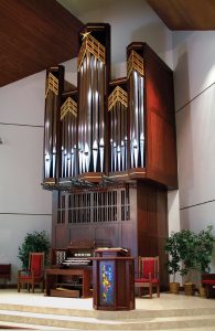 Allen DB-58Q Plus Pipes - Coral Ridge Presbyterian Church's chapel organ, Fort Lauderdale, FL